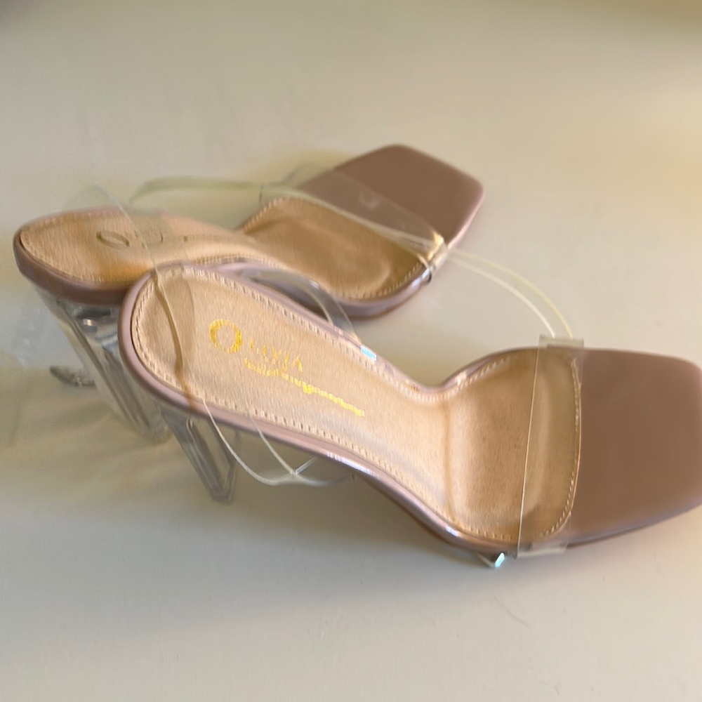 LULUS clear heels